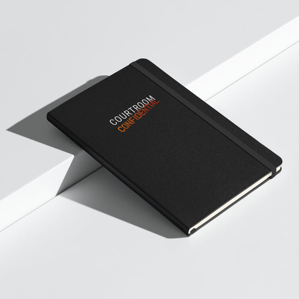 Black Hardcover Bound CC Notebook – Courtroom Confidential