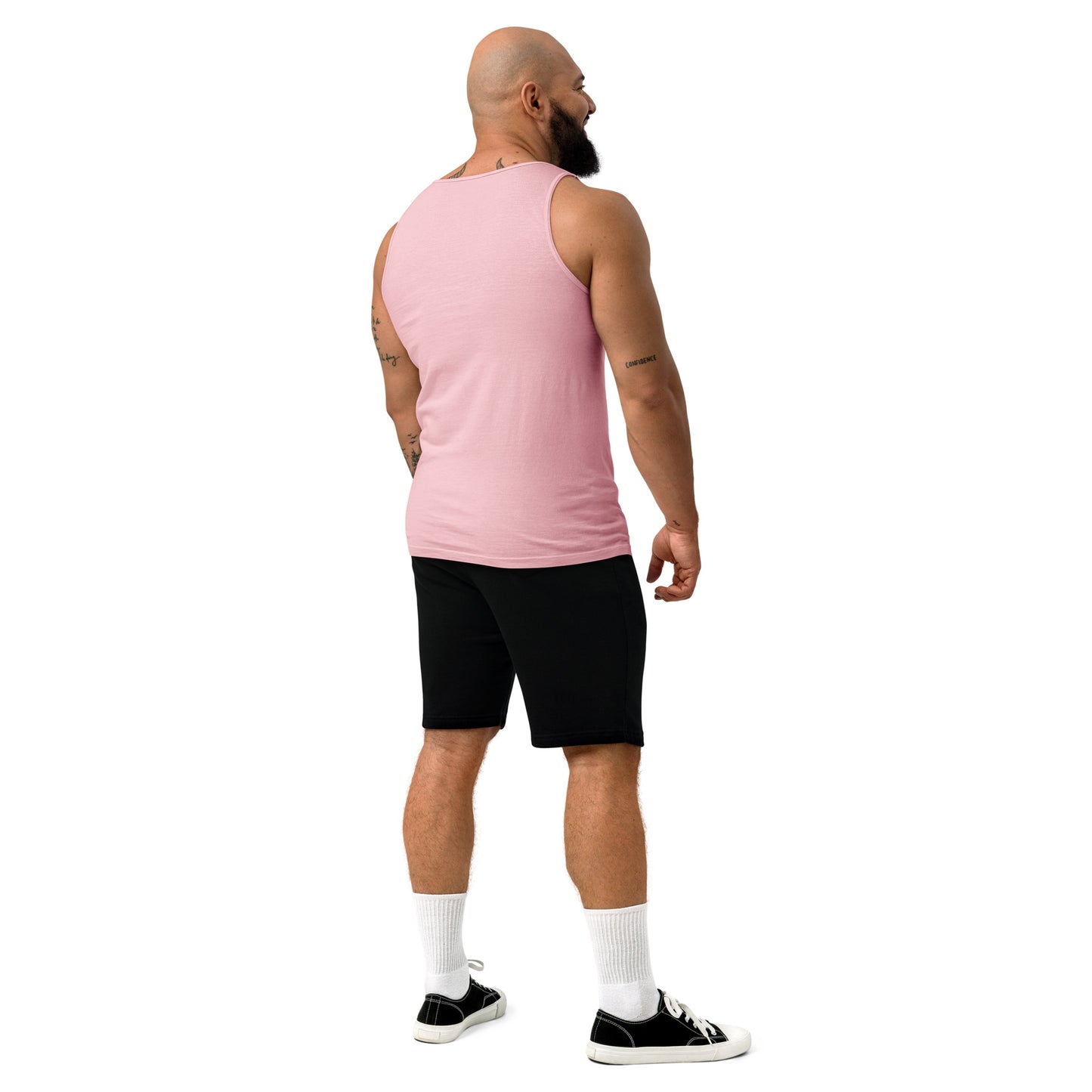 "Vacation Mode...Suspicious" - Pink Unisex Muscle Tank