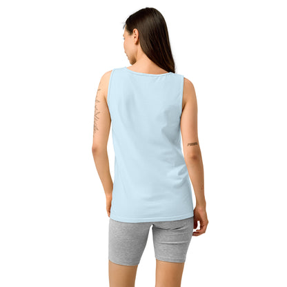 "Vacation Mode...Suspicious" - Blue Unisex Muscle Tank