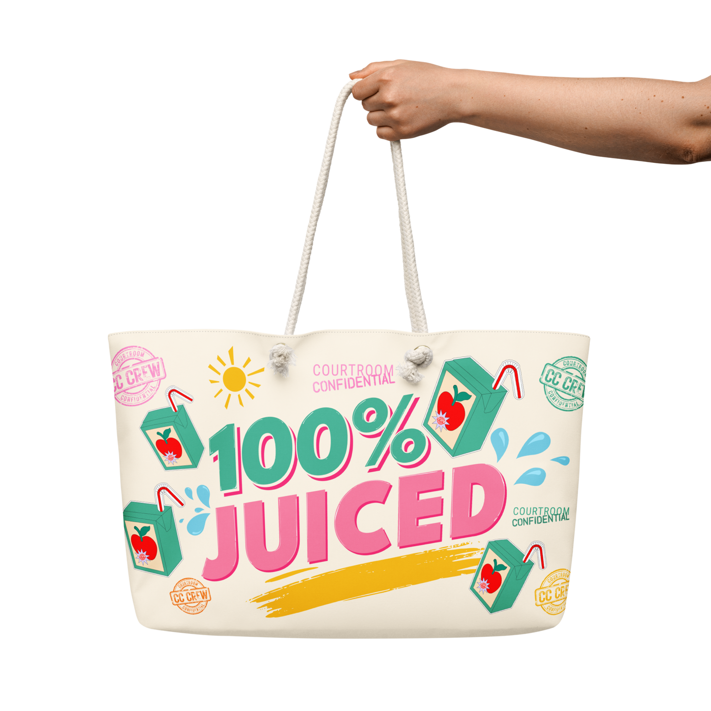 "100% Juiced" Tote Bag