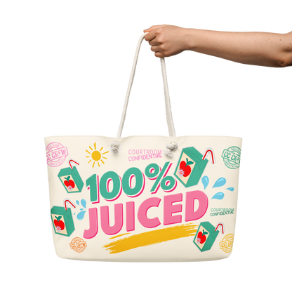 "100% Juiced" Tote Bag