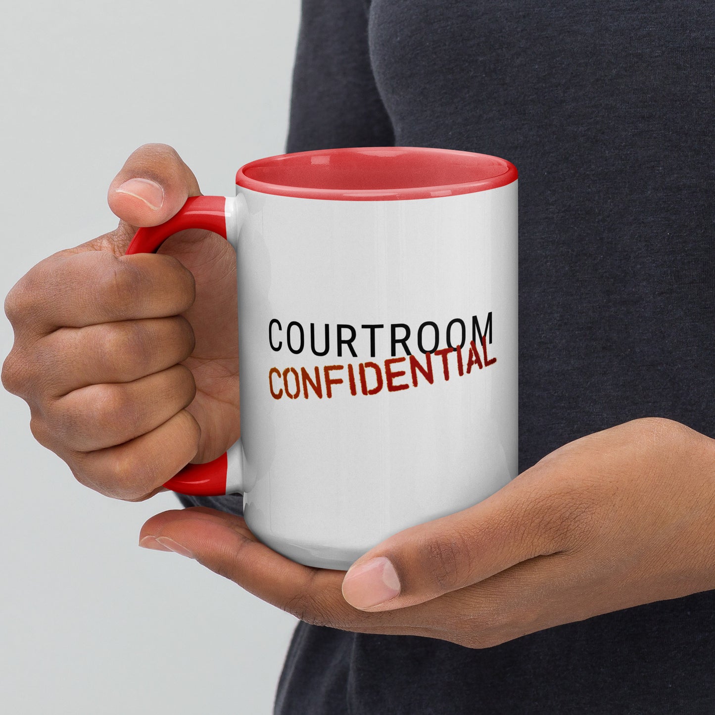 "What's Happening Here?" White and Red CC Mug
